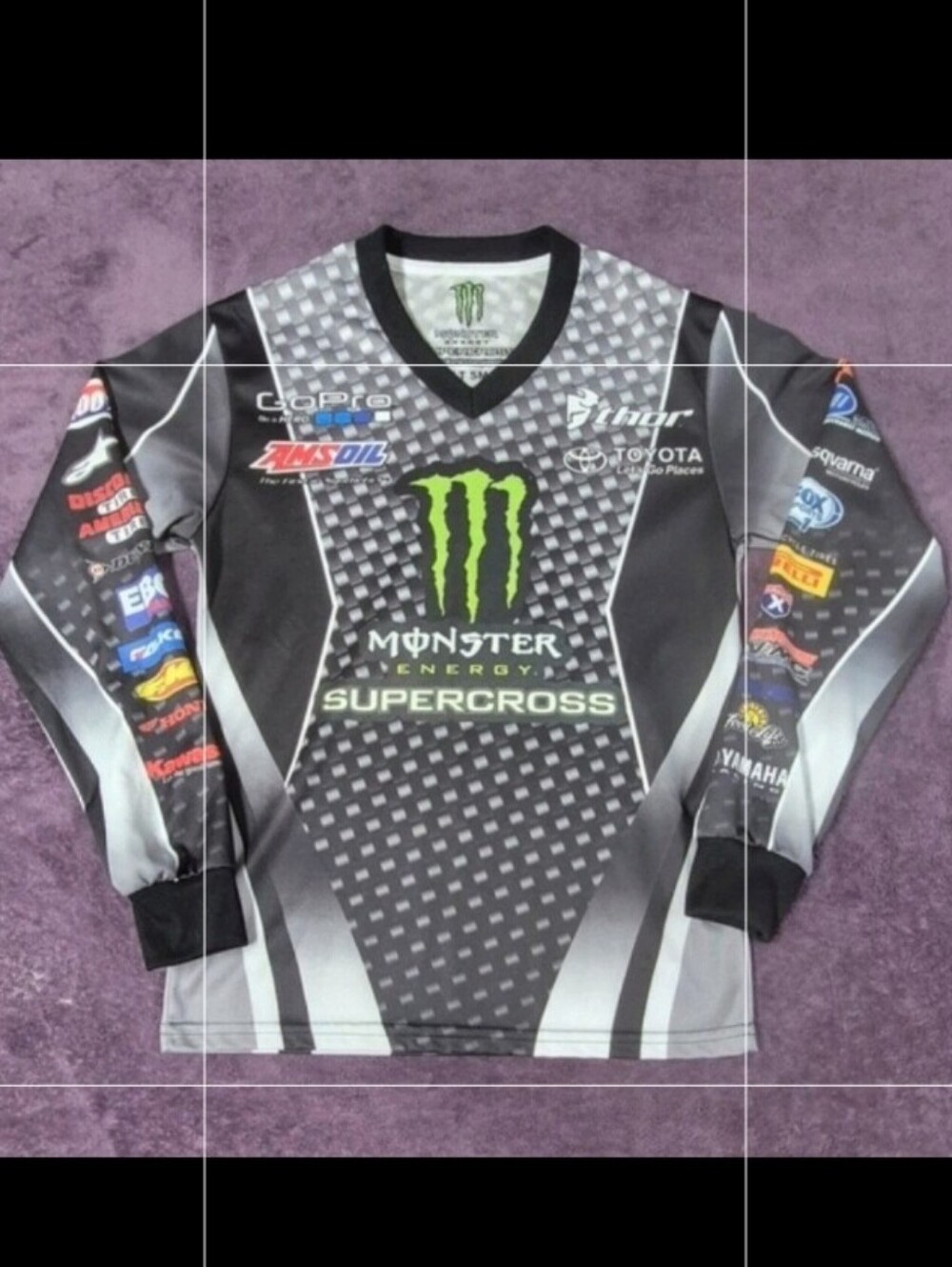 Monster Energy Supercross Men's Long Sleeve FIM World Championship Shirt